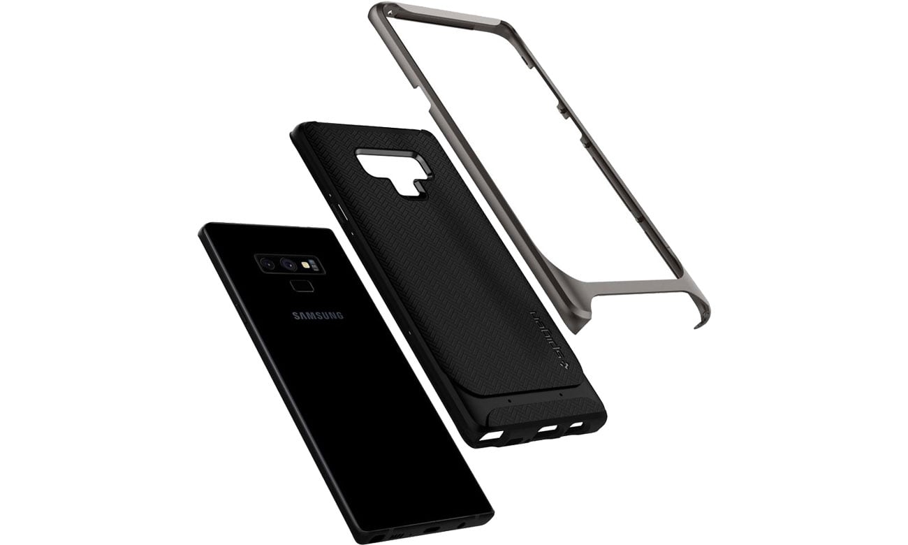 Spigen Neo Hybrid Galaxy Note 9 Gunmetal TPU i poliwęglan