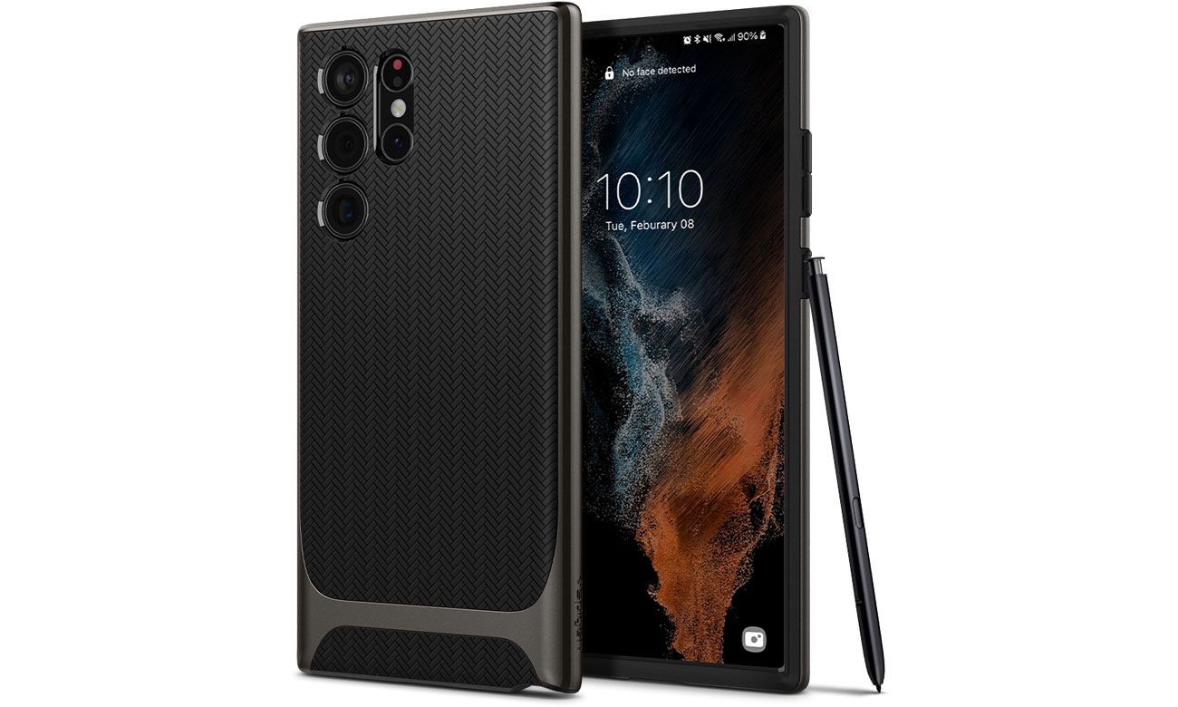 Spigen Neo Hybrid do Samsung Galaxy S22 Ultra gunmetal
