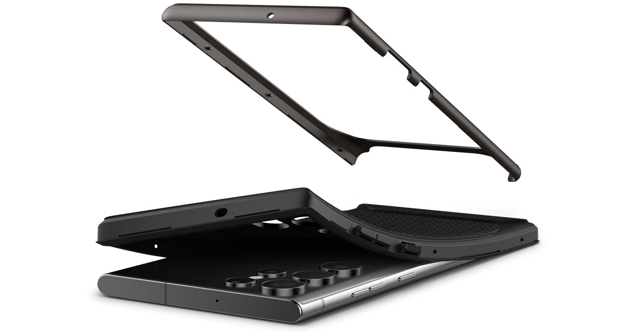 Spigen Neo Hybrid do Samsung Galaxy S22 Ultra gunmetal