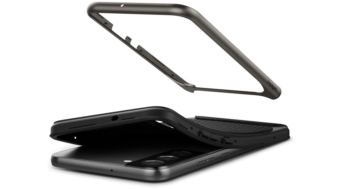 Spigen Neo Hybrid do Samsung Galaxy S22 gunmetal