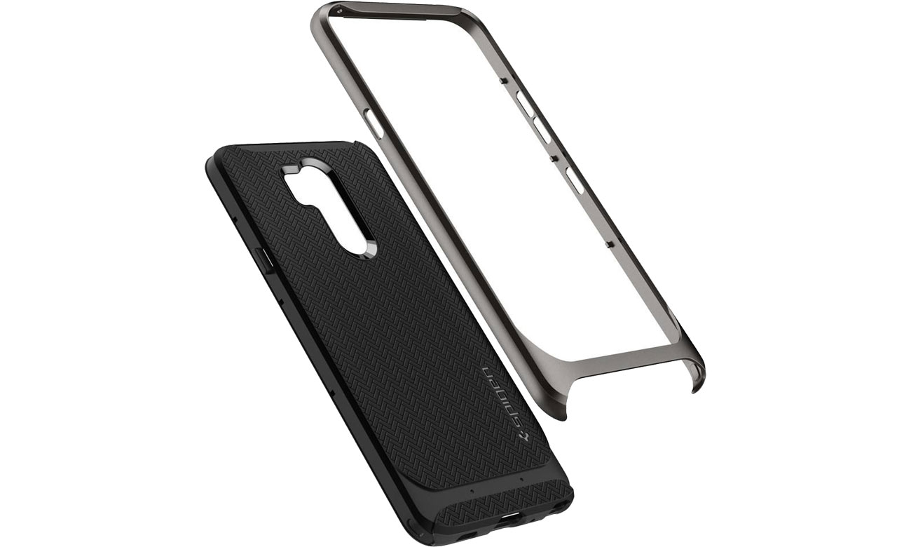 Spigen Neo Hybrid do LG G7 ThinQ Gunmetal Dwa materiały w jednym etui