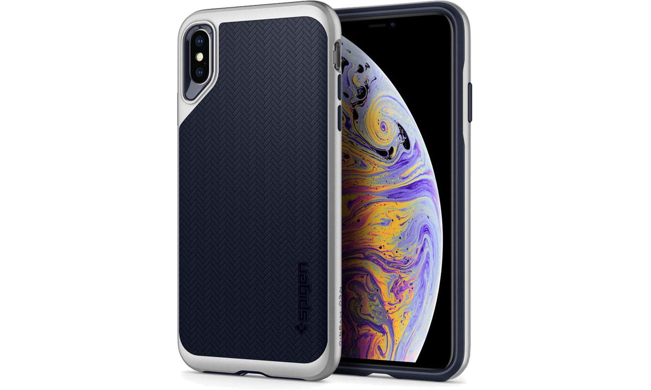 Spigen Neo Hybrid do iPhone XS Max Satin Silver 065CS24840 / 8809613763614