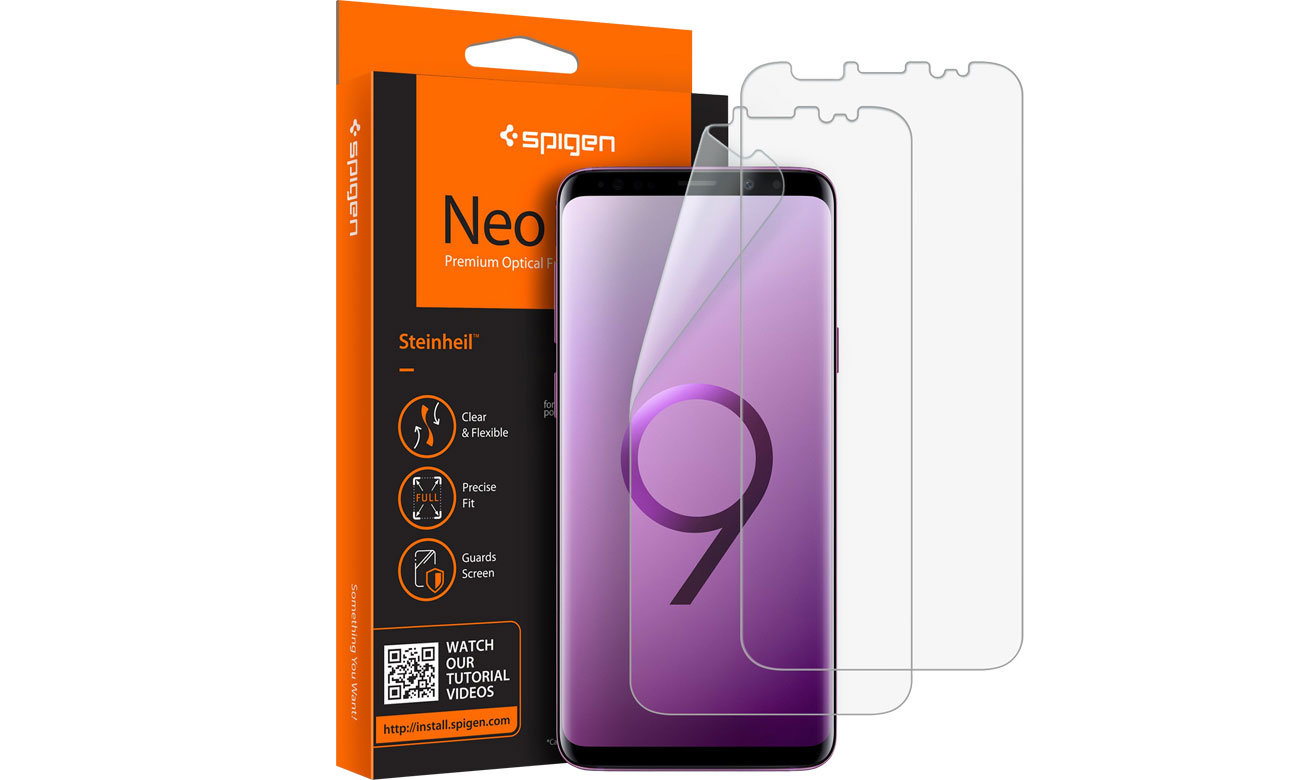 Folia Spigen Neo Flex HD Case Friendly do Samsung Galaxy S9 592FL22815 / 8809565304989