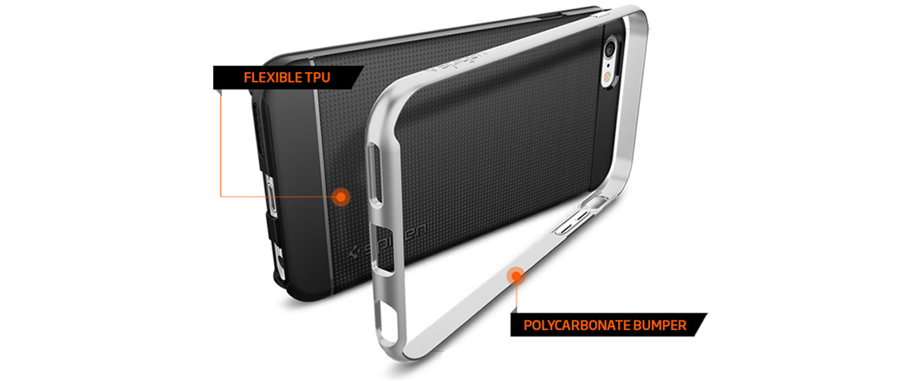 Spigen Neo Hybrid iPhone 6/6s METAL SLATE ochrona
