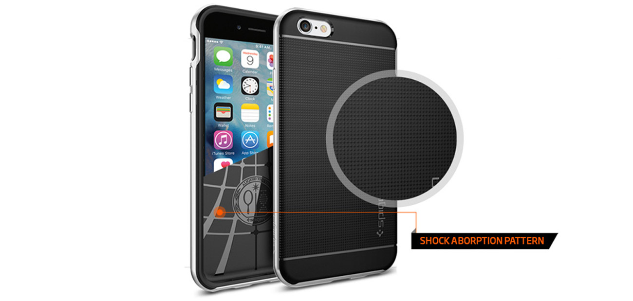 Spigen Neo Hybrid iPhone 6/6s METAL SLATE wytrzymałosc