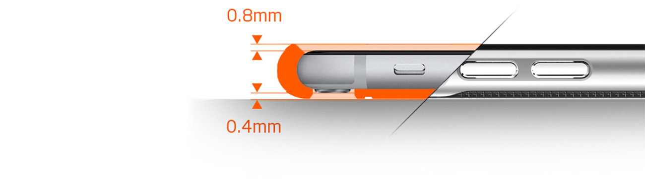 Spigen Neo Hybrid iPhone 6/6s METAL SLATE smukłość