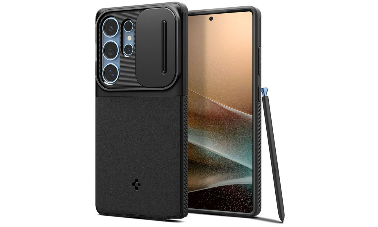 Etui Spigen Optik Armor do Samsung Galaxy S25 Ultra Black