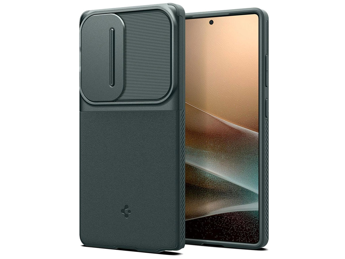 Etui Spigen Optik Armor do Samsung Galaxy S25 Ultra Abyss Green