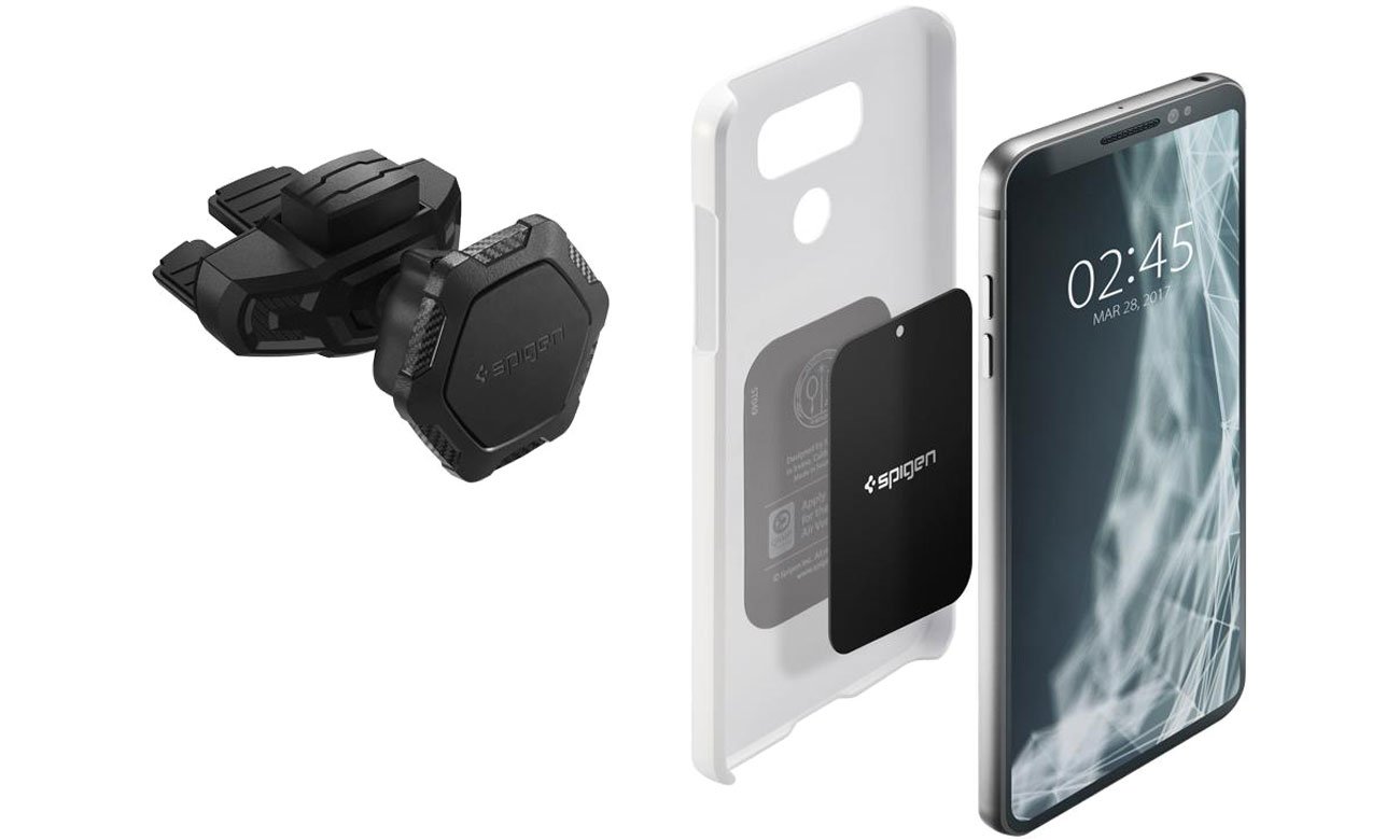 Spigen QS24 Magnetyczne mocowanie