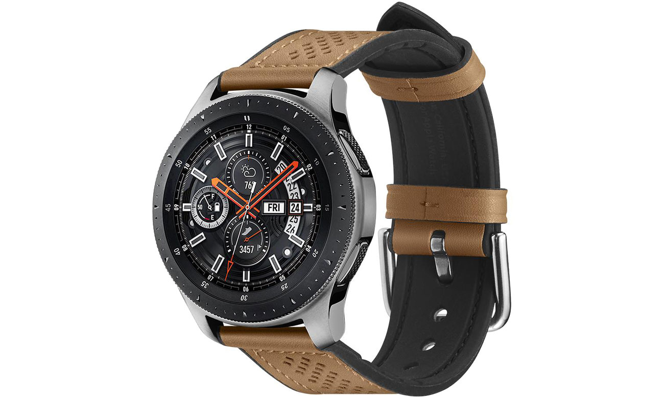 Pasek / bransoletka Spigen Retro Fit Band do Samsung Galaxy Watch brazowy 603MP26446