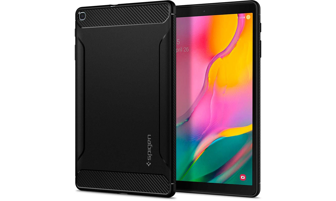 Etui na tablet Spigen Rugged Armor do Galaxy Tab A 2019 T510/T515 czarny 623CS26448