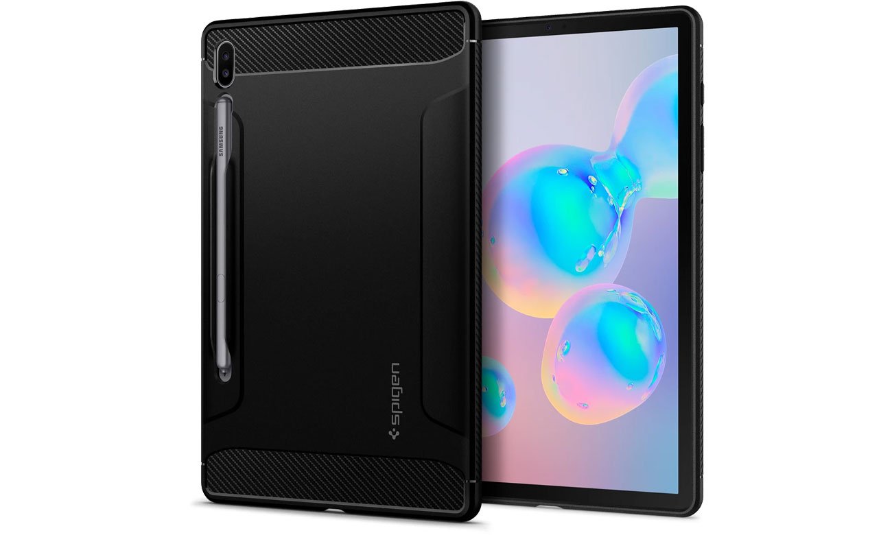 Etui na tablet Spigen Rugged Armor do Galaxy Tab S6 Lite czarny ACS00220