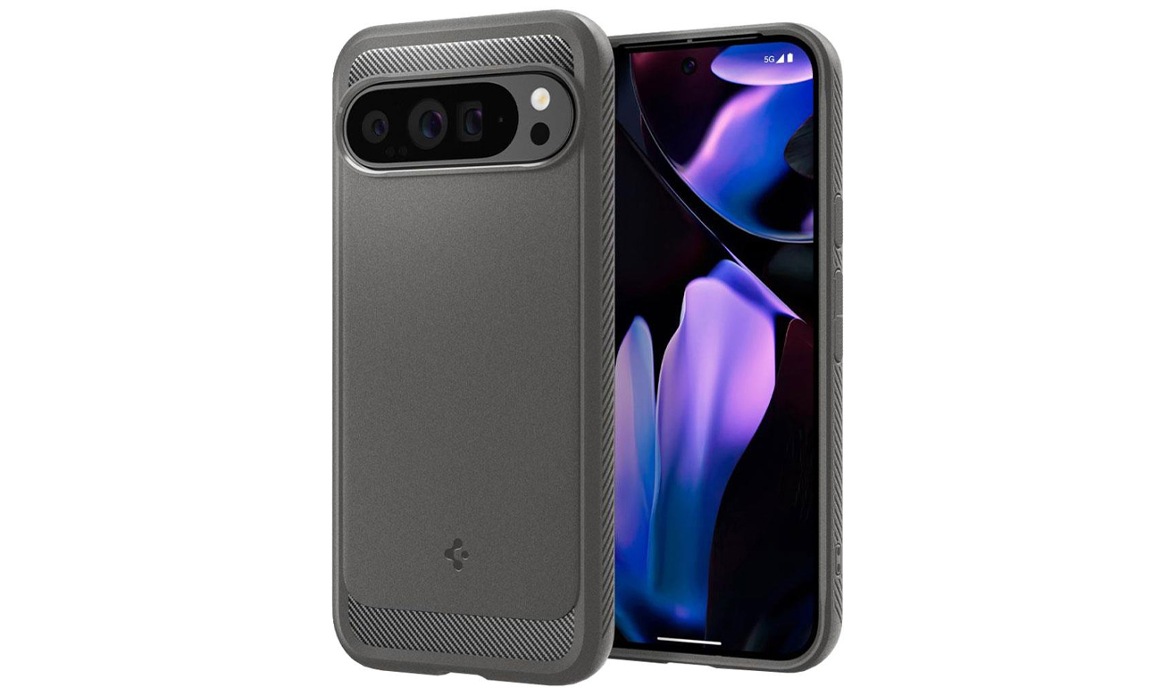 Spigen Rugged Armor do Google Pixel 9 Pro XL Marble Grey