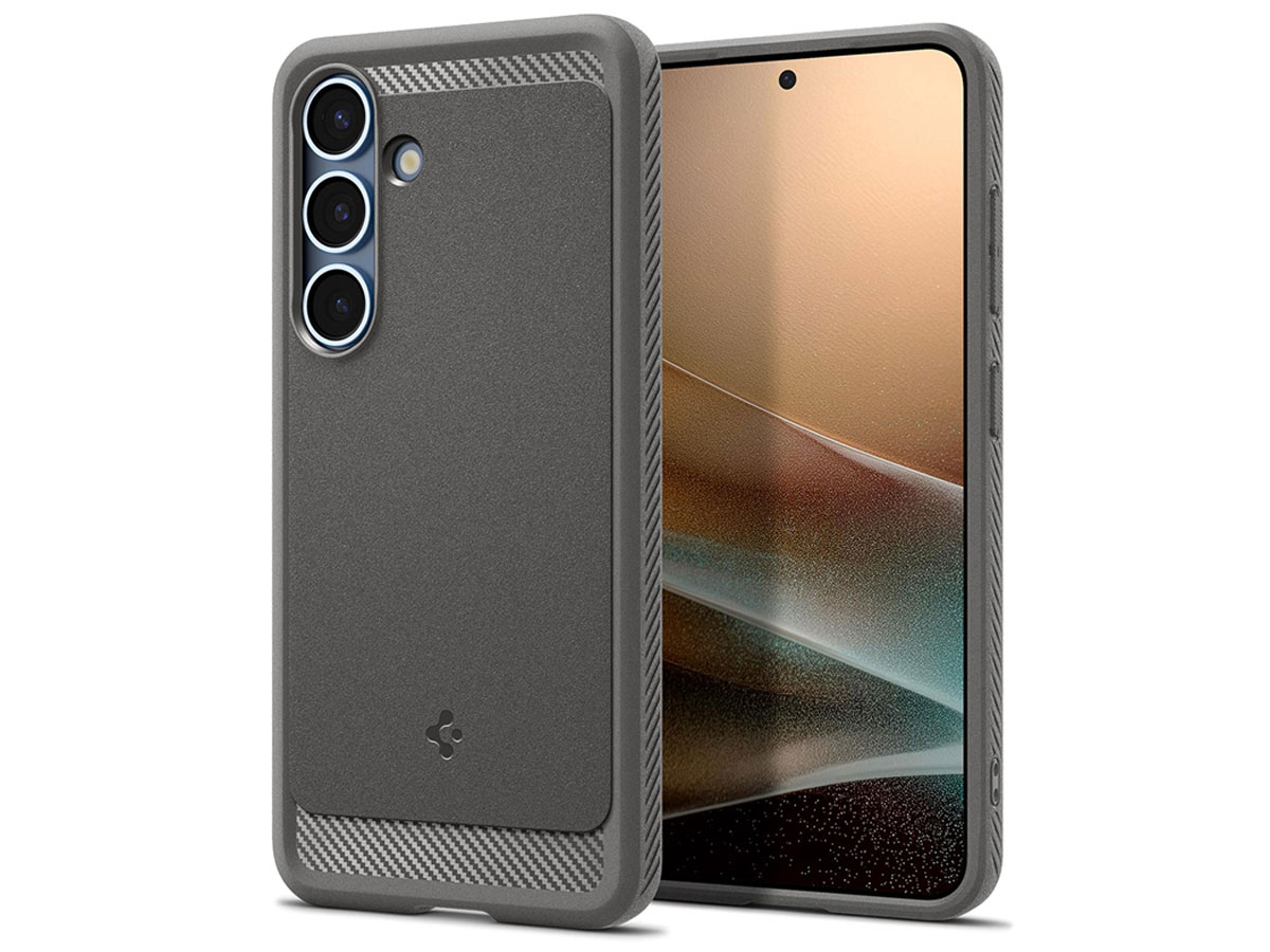 Spigen Rugged Armor Mag Magsafe do Samsung Galaxy S25 Marble Grey