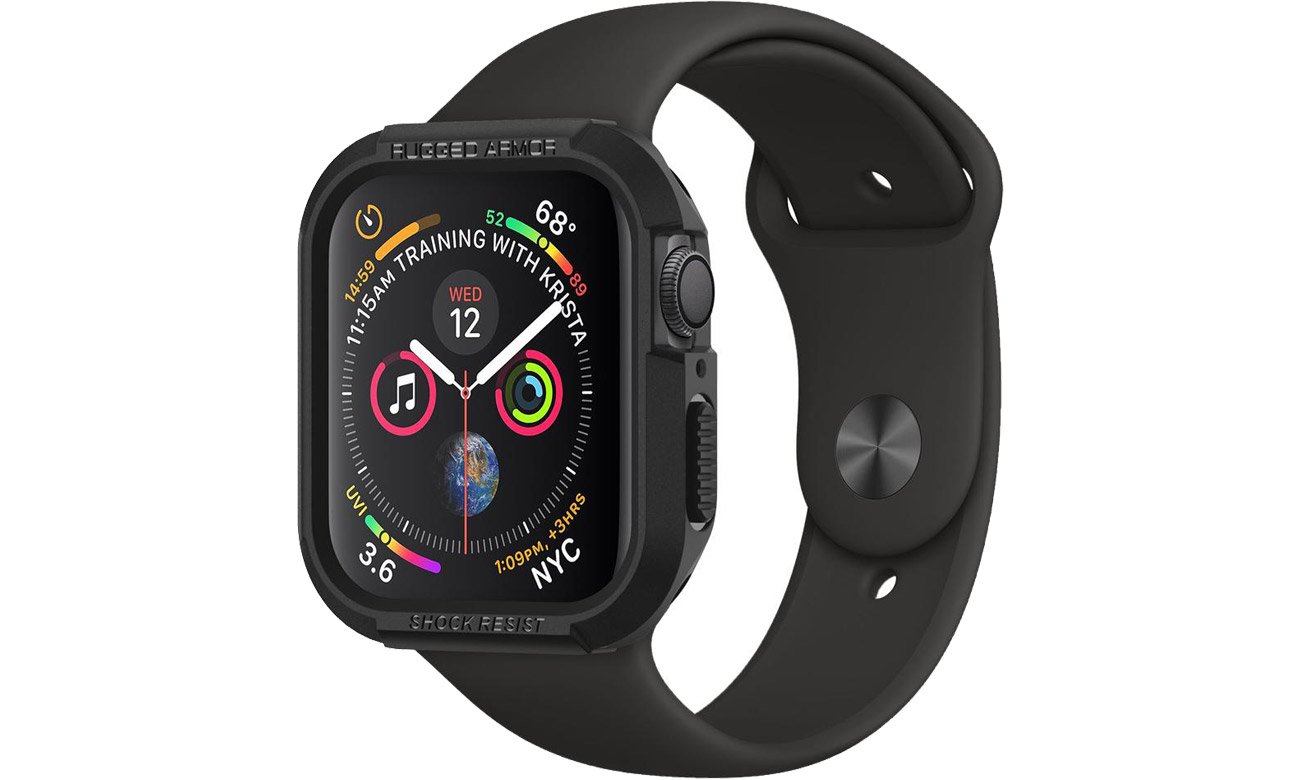 Obudowa Rugged Armor Apple Watch 4/5 40 mm Black