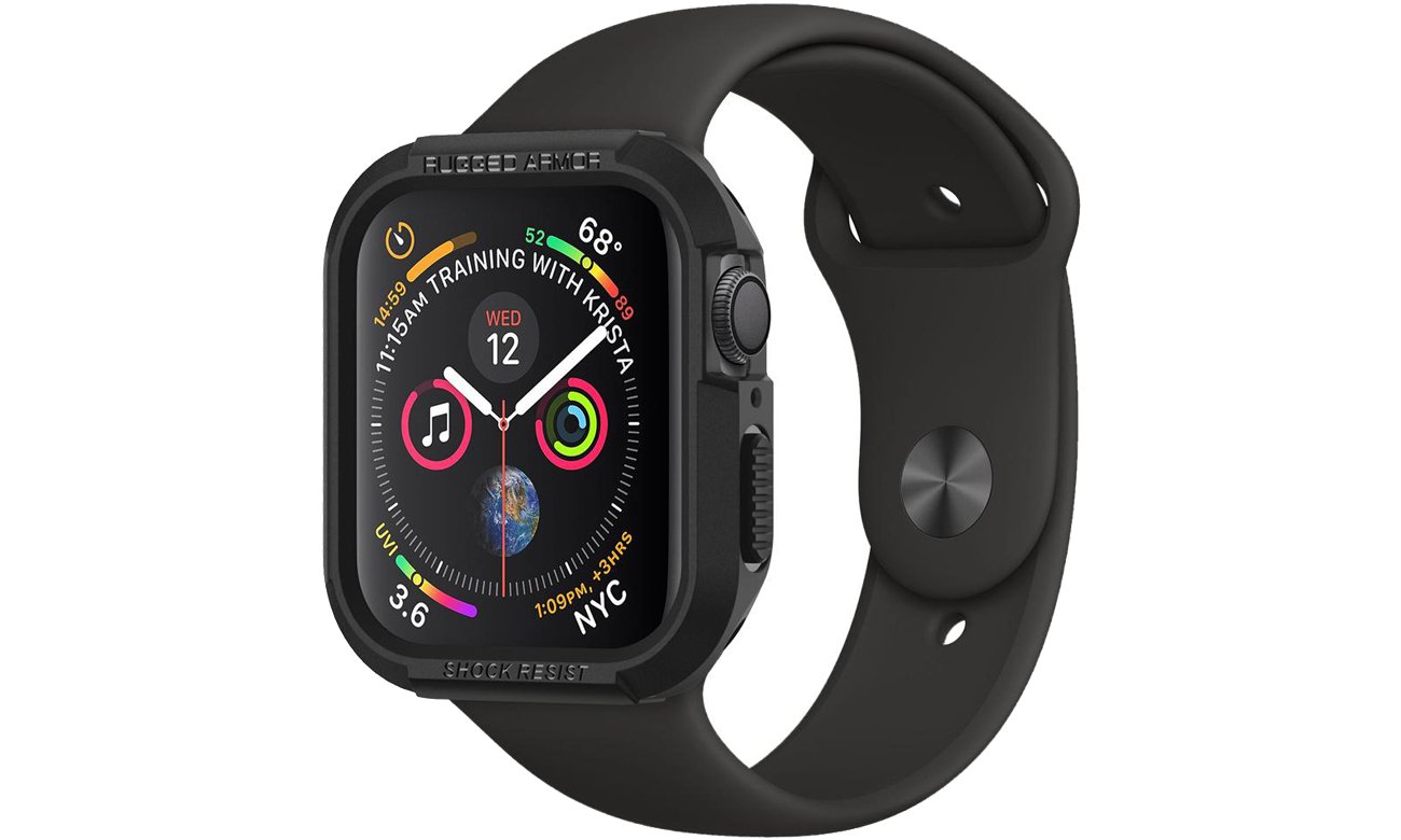 Etui Spigen Rugged Armor do Apple Watch 4 (44 mm) Black 062CS24469