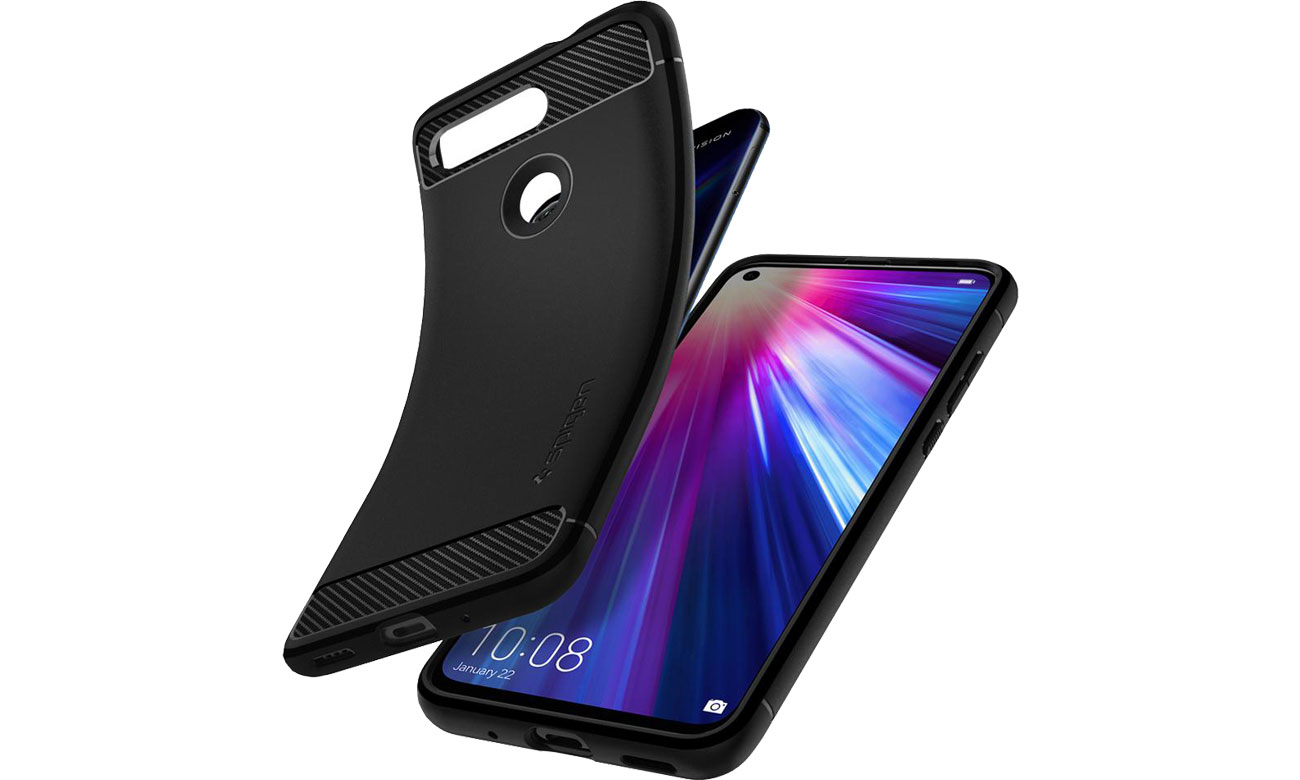 Spigen Rugged Armor do Honor View 20 Black Dopasowanie