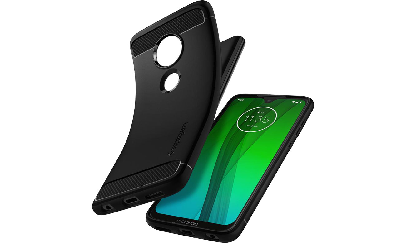 Spigen Rugged Armor do Motorola Moto G7/G7 Plus Black 8809640253591