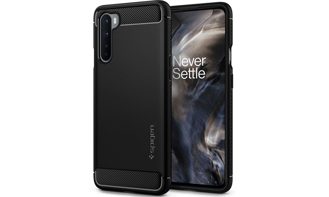 Spigen Rugged Armor do OnePlus Nord czarny
