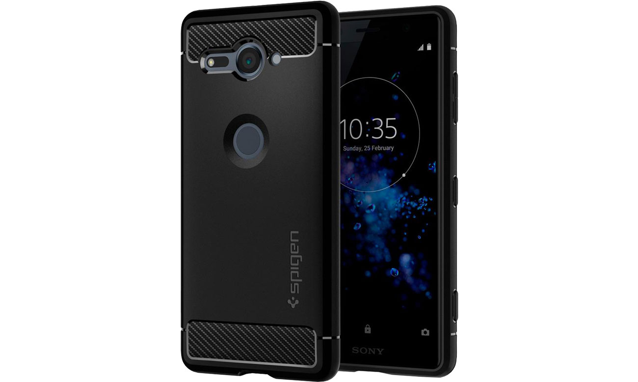 Etui Spigen Rugged Armor do Sony XPERIA XZ2 Compact Black