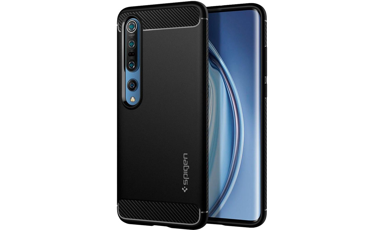 Etui Spigen Rugged Armor do Xiaomi Mi 10/10 Pro czarny