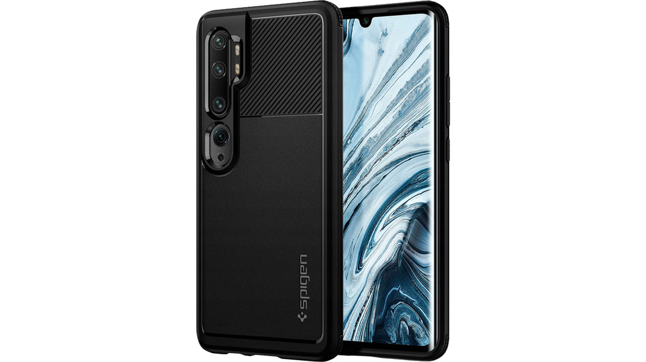 Etui Spigen Rugged Armor do Xiaomi Mi Note 10/10 Pro czarny