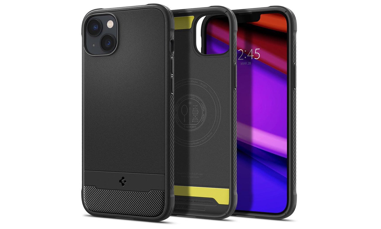 Spigen Rugged Armor Mag Magsafe do iPhone 14 matte black