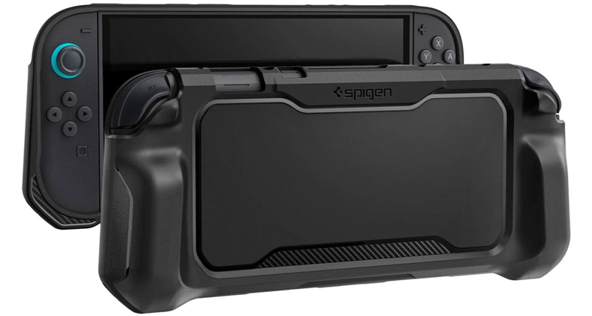 Spigen Rugged Armor Nintendo Switch 2 Matte Black