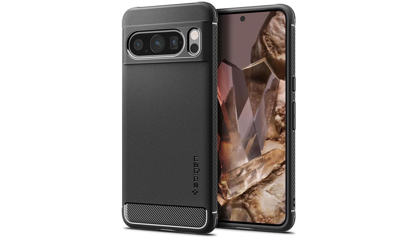Spigen Rugged Armor do Google Pixel 8 Pro black