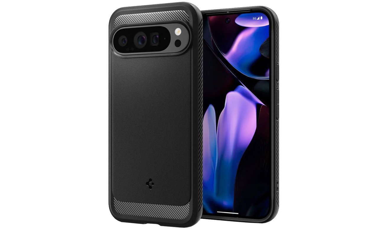 Spigen Rugged Armor für Google Pixel 9 Pro XL Matte Black