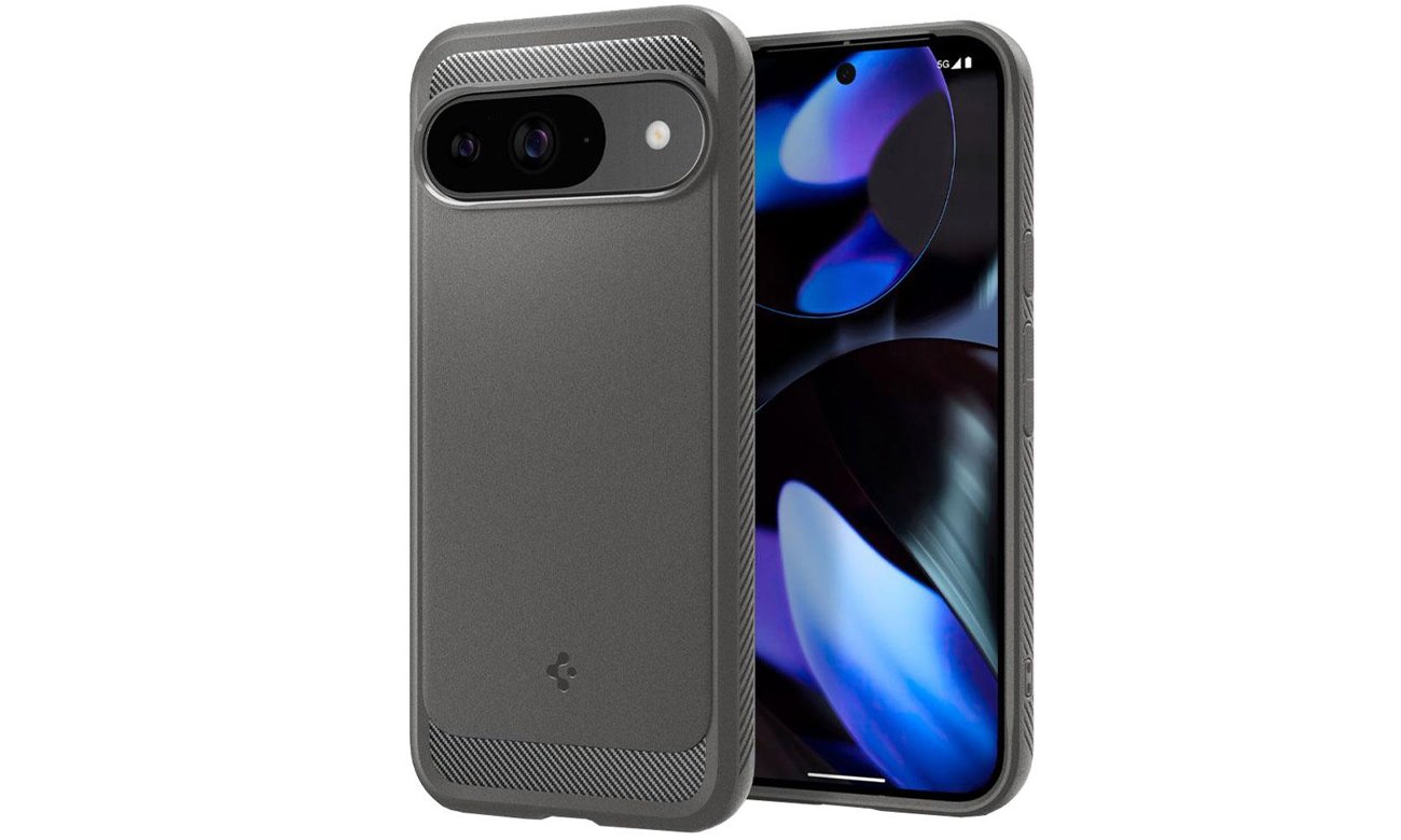 Spigen Rugged Armor für Google Pixel 9 / Pixel 9 Pro Marble Grey