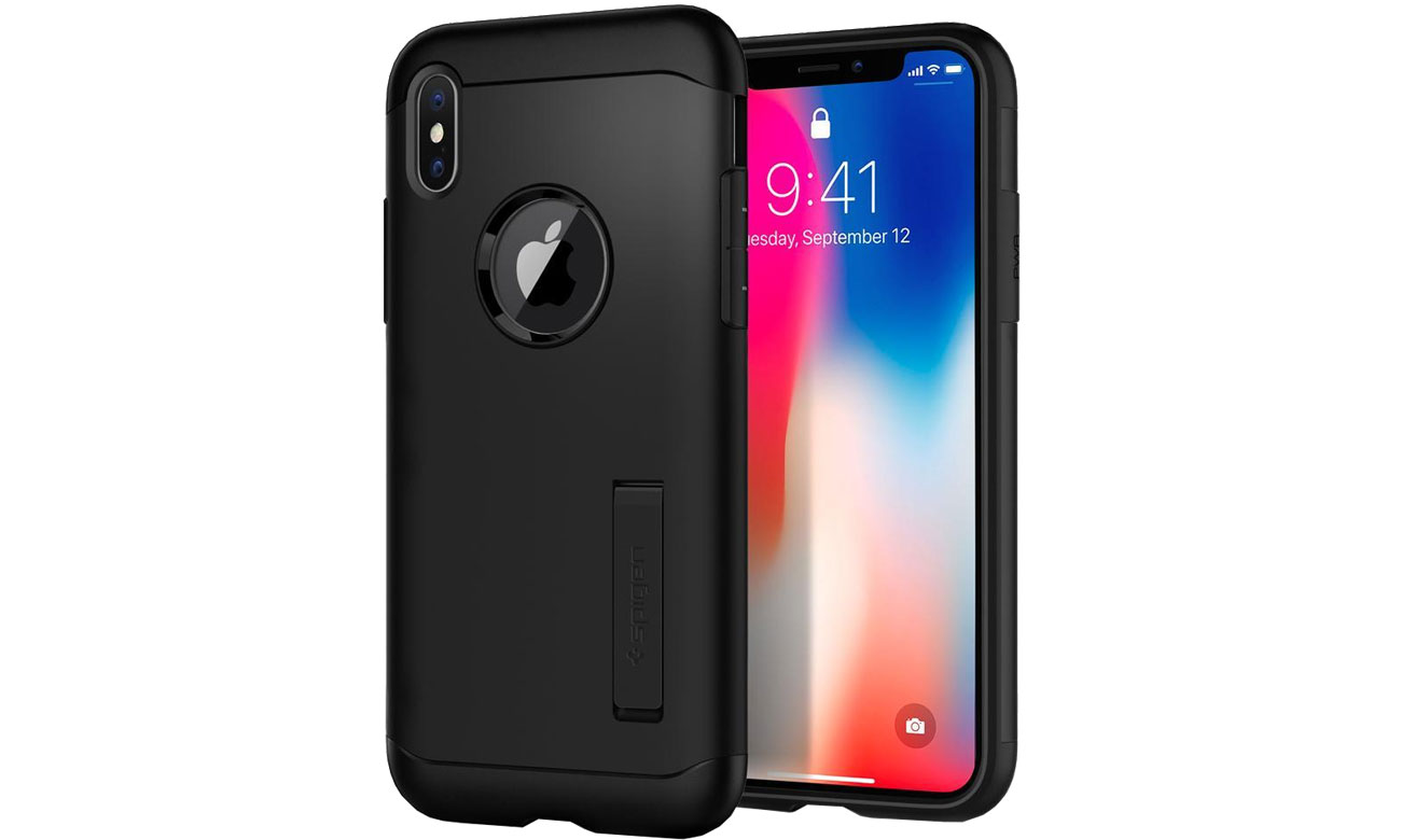 Spigen Slim Armor do iPhone X Black 8809565300356