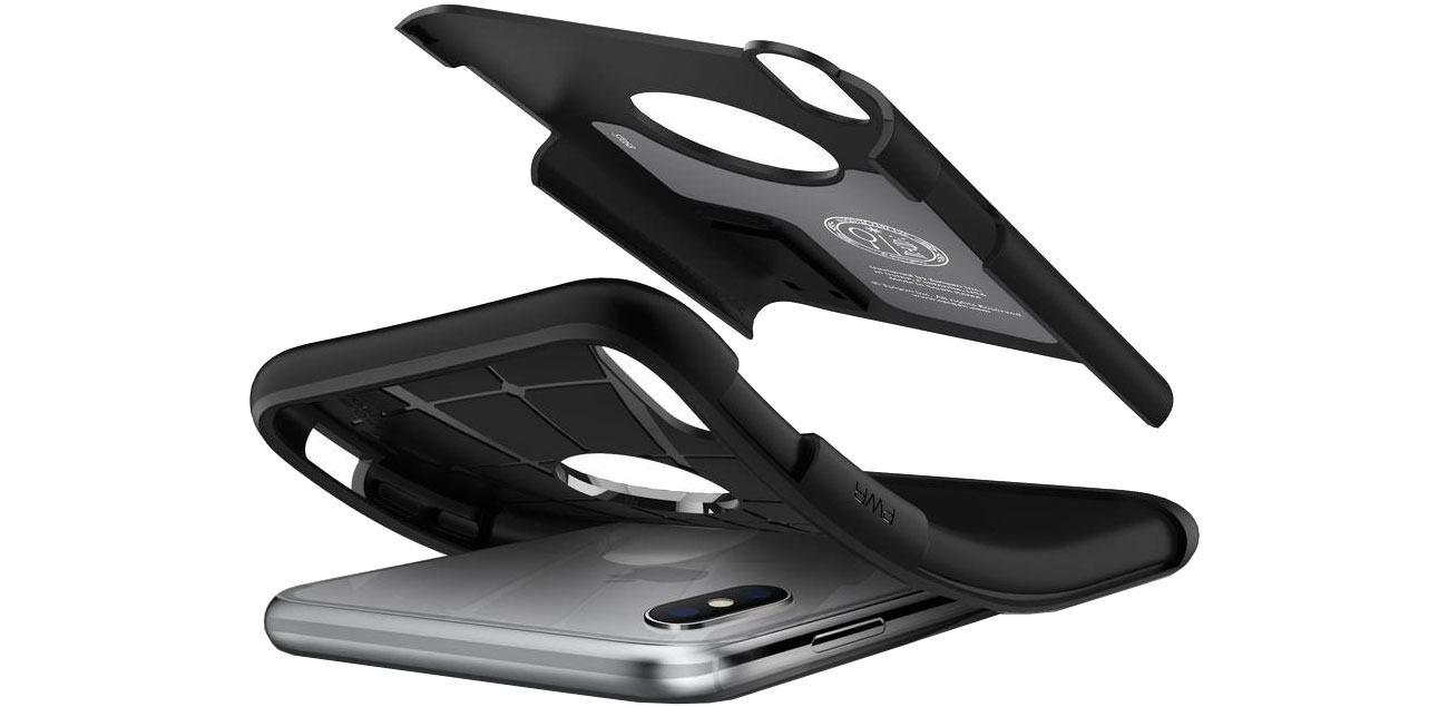 Spigen Slim Armor do iPhone X Dwuwarstwowa konstrukcja