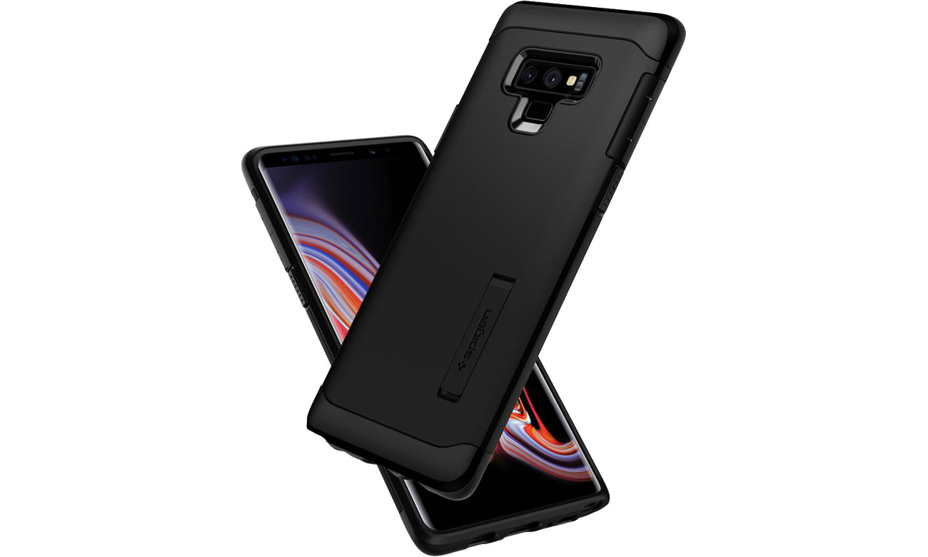 Spigen Slim Armor do Galaxy Note 9 Black Podstawka