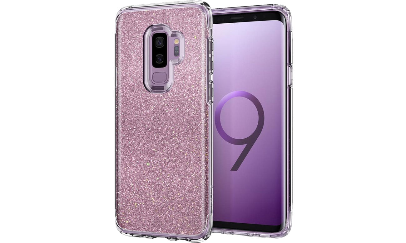 Etui Spigen Slim Armor do Galaxy S9+ Glitter Rose 593CS22973