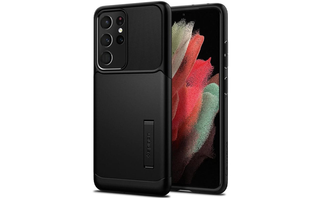 Etui Spigen Slim Armor do Galaxy S21 Ultra Czarne