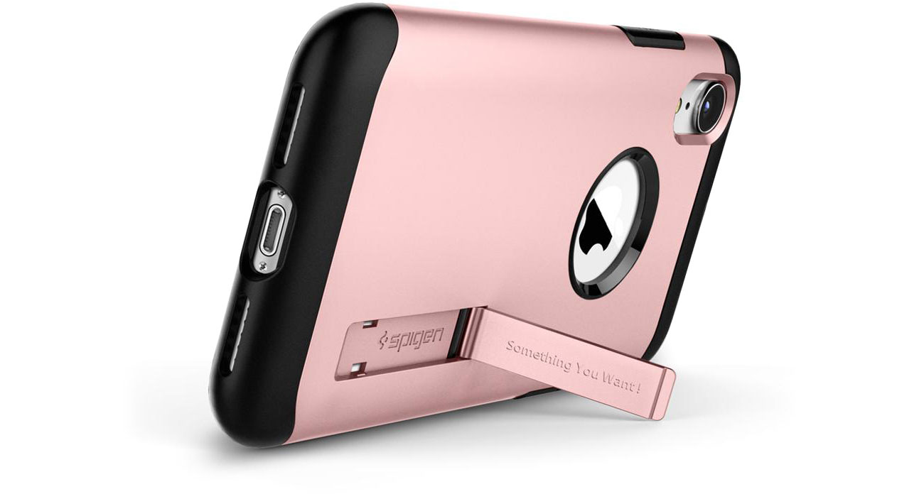 Spigen Slim Armor do iPhone XR Funkcja podstawki