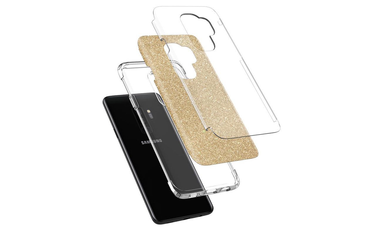 Spigen Slim Armor do Galaxy S9 Black Podstawka