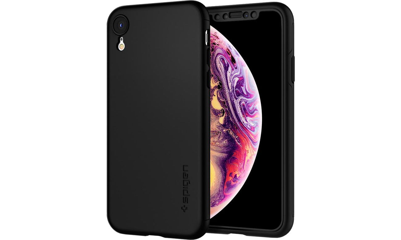 Etui Spigen Thin Fit 360 do iPhone XR Black 8809613764079