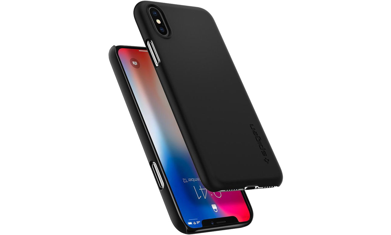 Etui Thin Fit do iPhone X Black
