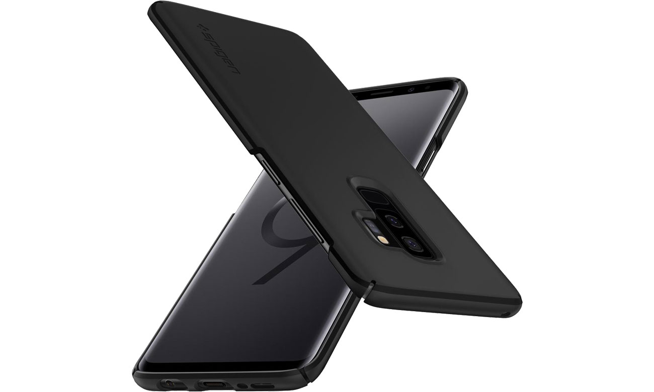 Etui Spigen Thin Fit do Samsung Galaxy S9+ Black