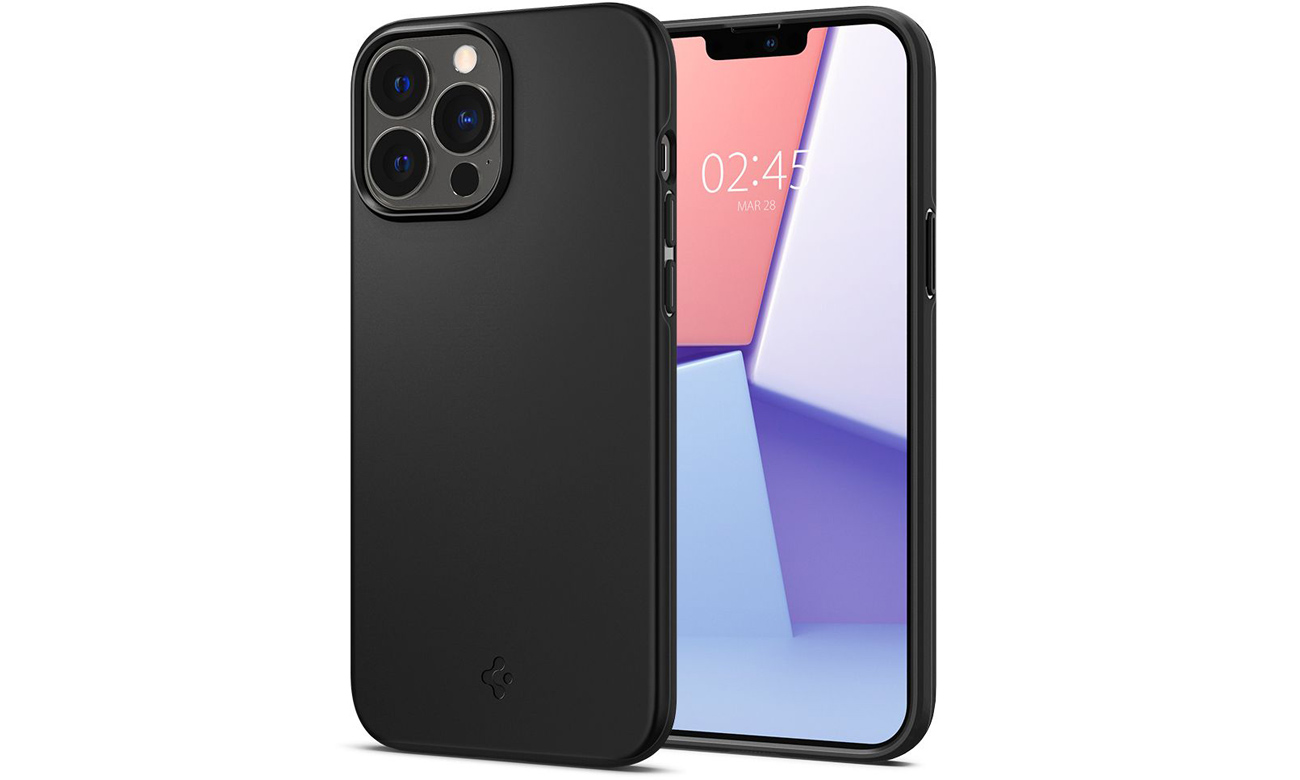 Etui Spigen Thin Fit Black do iPhone 13 Pro Max