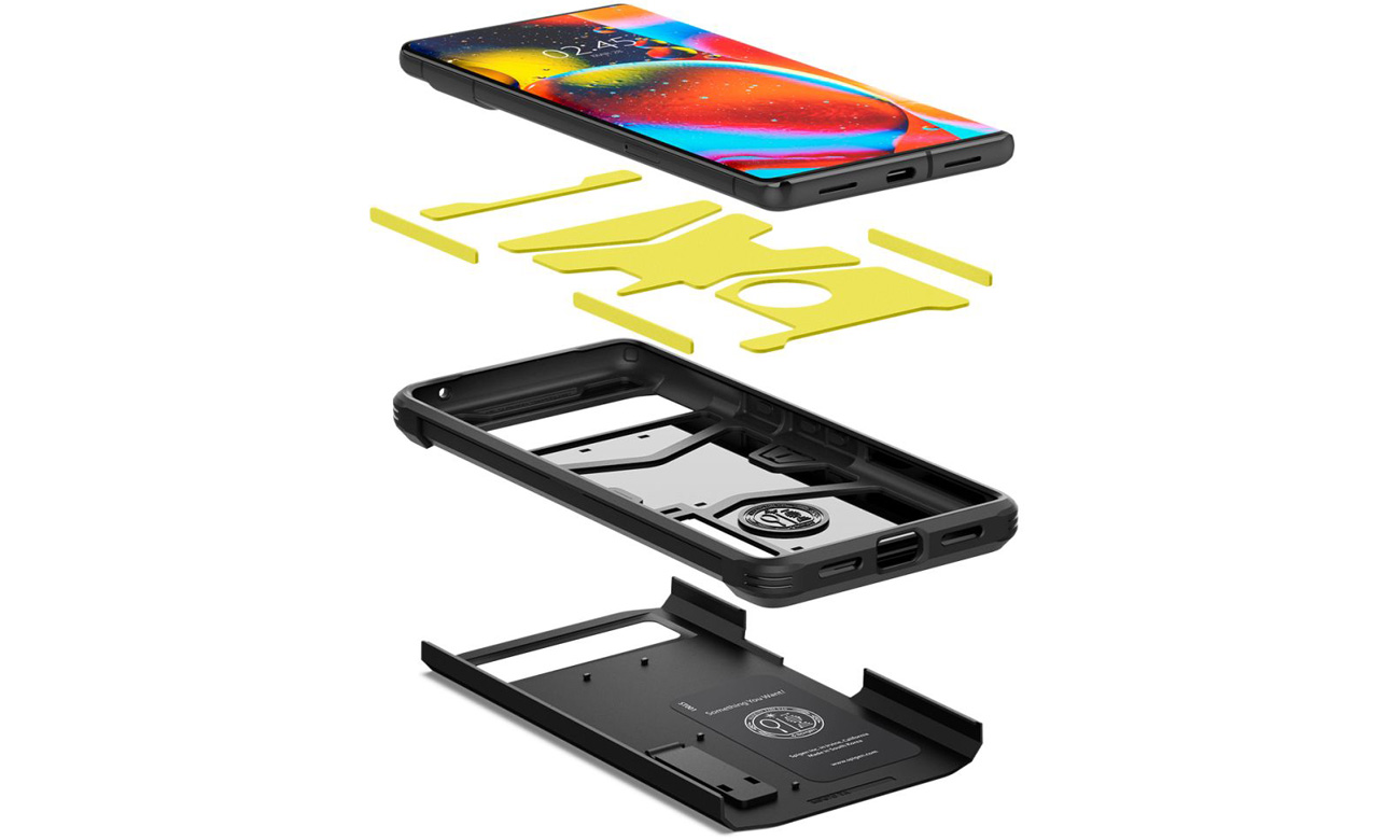 Etui Spigen Tough Armor do Google Pixel 7 Pro czarne - Wszechstronna ochrona