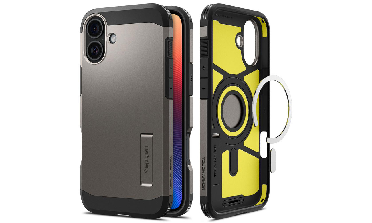 Etui Spigen Tough Armor Magsafe iPhone 16 Pro wygląd