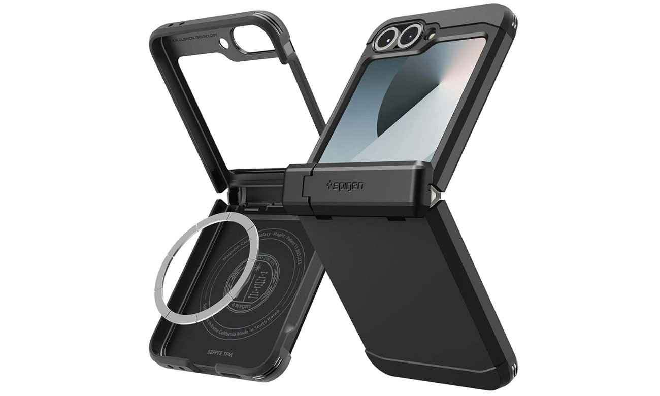 Spigen Tough Armor Pro Mag MagSafe Galaxy Z Flip 6/7 FE Black