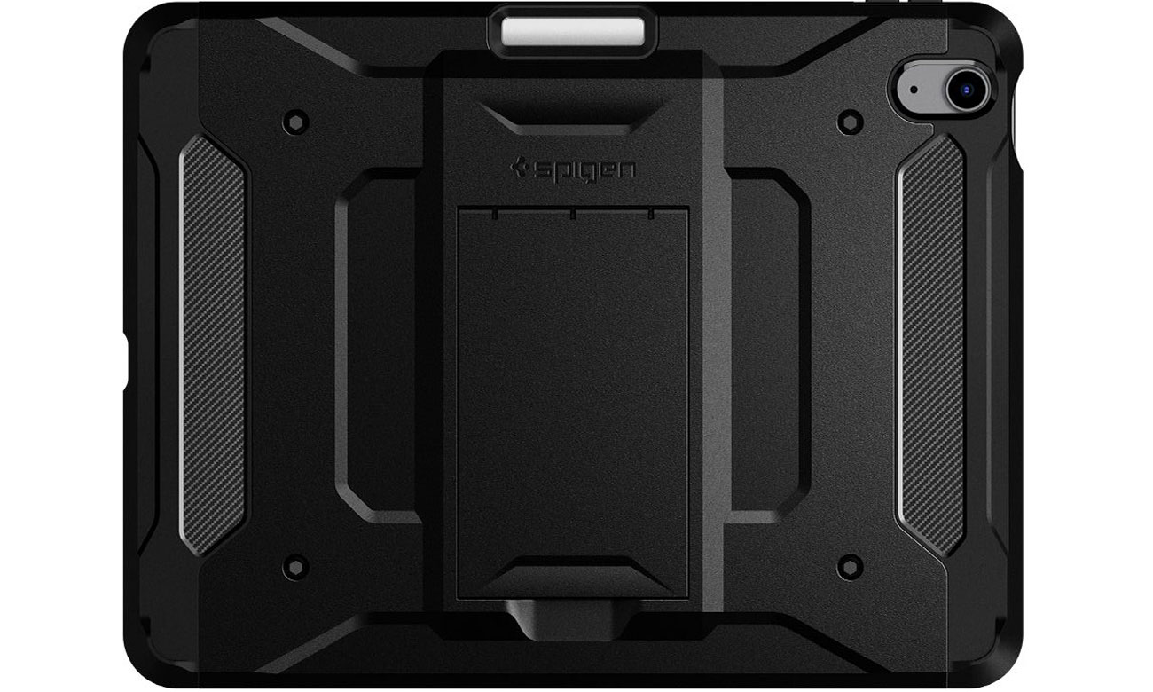 Etui Spigen Tough Armor Pro do iPad Air 4 / Air 5 Czarne - Widok z tyłu