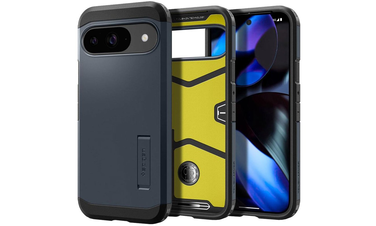 Spigen Tough Armor do Google Pixel 9 / Pixel 9 Pro Metal Slate