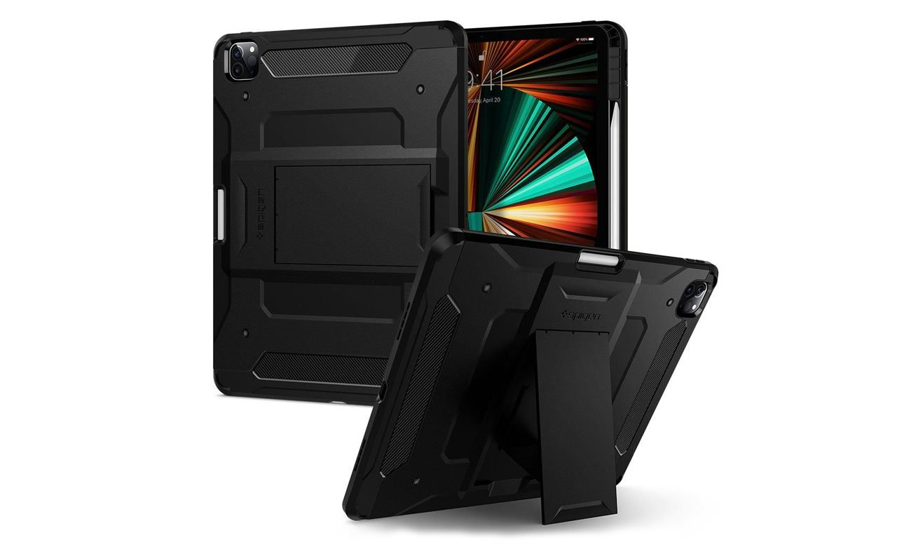 Etui Spigen Tough Armor do iPad Pro 12.9 5. generacji czarne