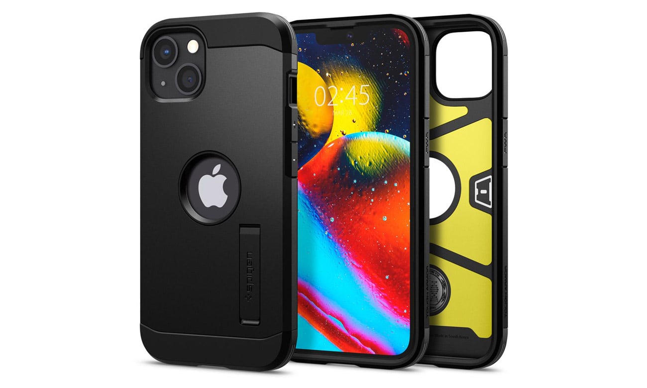 Etui Spigen Tough Armor Gunmetal do iPhone 13 Mini