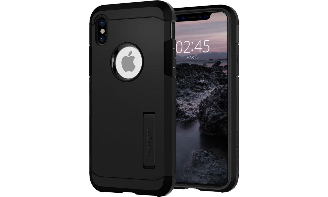 Spigen Tough Armor do iPhone X Matte Black 8809565300578